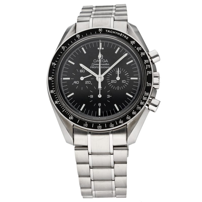 2007 Omega Speedmaster Professional Moonwatch 35705000 con Scatola e Garanzia. Revisionato! - immagine 3