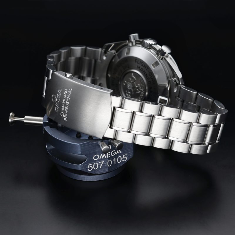 2007 Omega Speedmaster Professional Moonwatch 35705000 con Scatola e Garanzia. Revisionato! - immagine 5