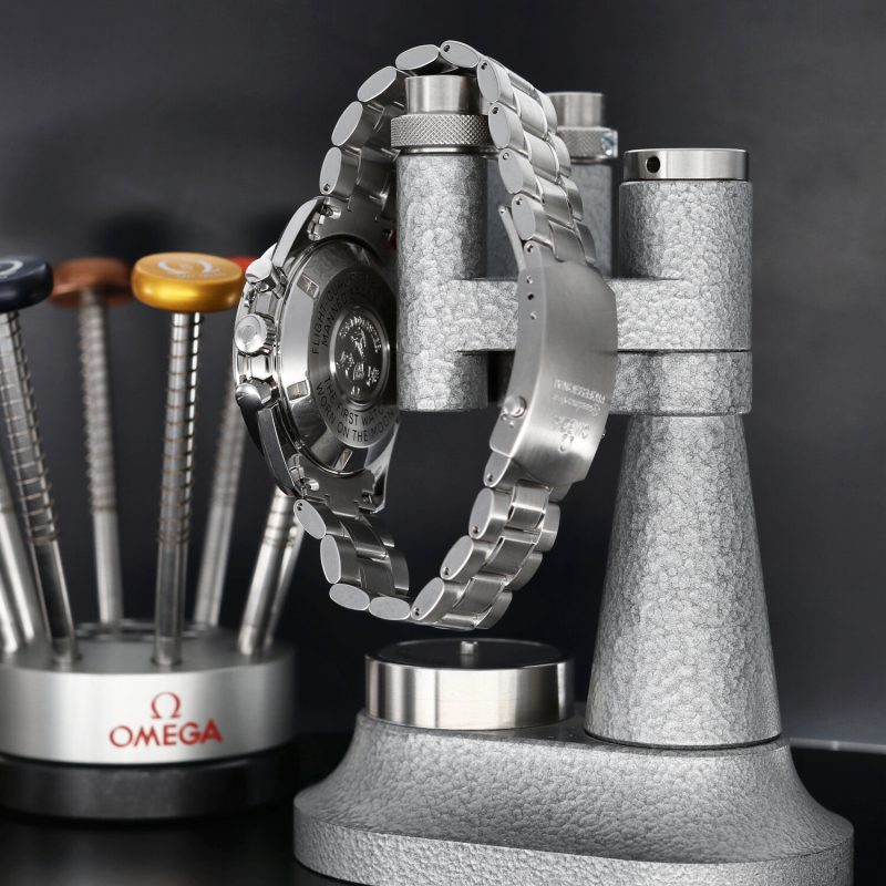 2007 Omega Speedmaster Professional Moonwatch 35705000 con Scatola e Garanzia. Revisionato! - immagine 8