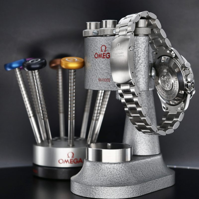 2007 Omega Speedmaster Professional Moonwatch 35705000 con Scatola e Garanzia. Revisionato! - immagine 9