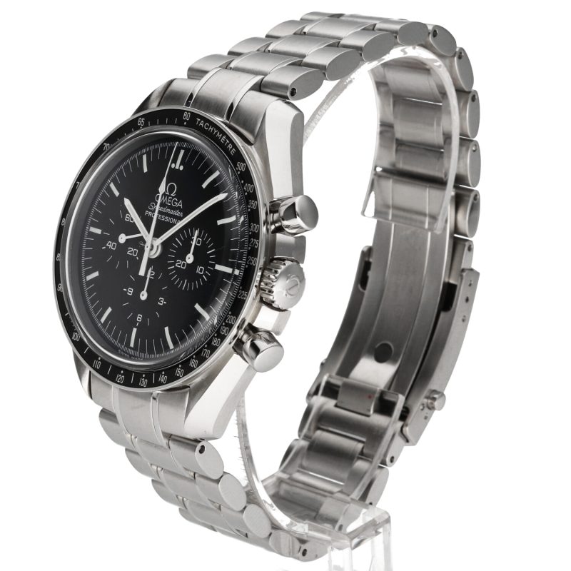 2007 Omega Speedmaster Professional Moonwatch 35705000 con Scatola e Garanzia. Revisionato! - immagine 2