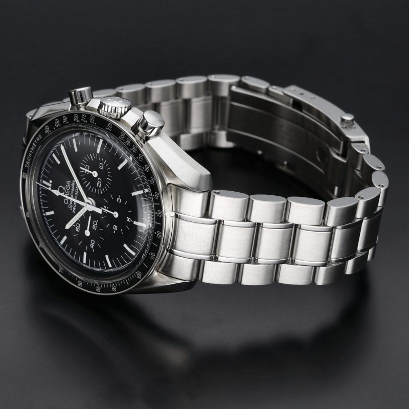 2007 Omega Speedmaster Professional Moonwatch 35705000 con Scatola e Garanzia. Revisionato! - immagine 12