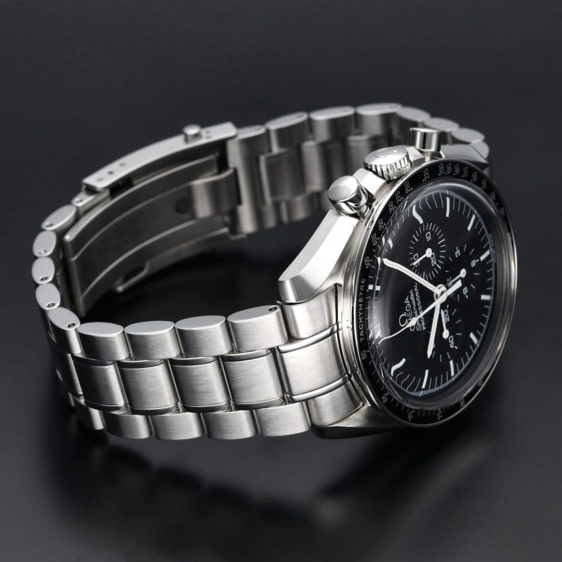 2007 Omega Speedmaster Professional Moonwatch 35705000 con Scatola e Garanzia. Revisionato! - immagine 11