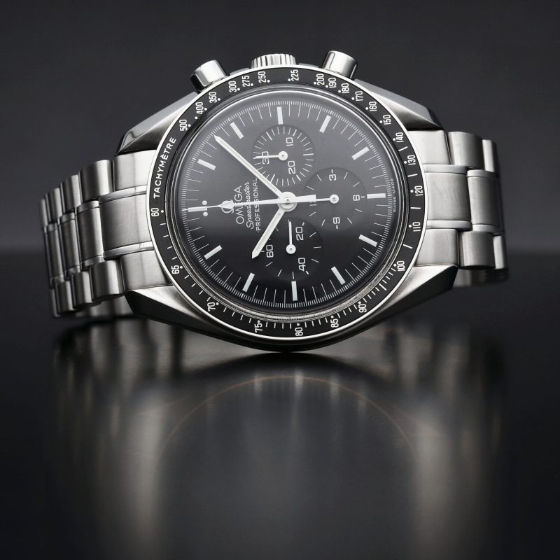 2007 Omega Speedmaster Professional Moonwatch 35705000 con Scatola e Garanzia. Revisionato! - immagine 13