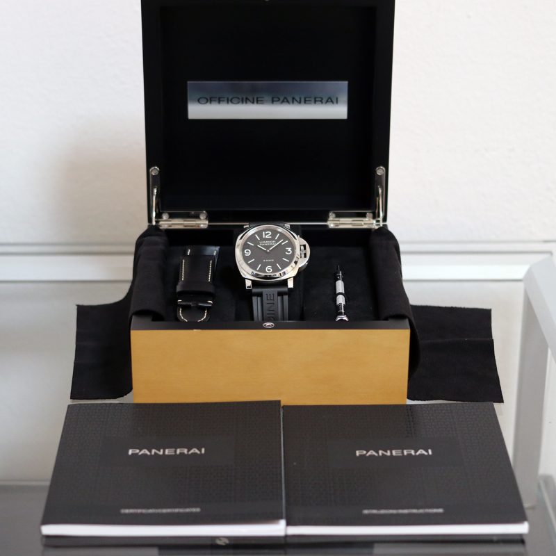 2018 Panerai Luminor Base 8 Days PAM00560 Acciaio Automatico 44mm con Scatola e Garanzia - immagine 11
