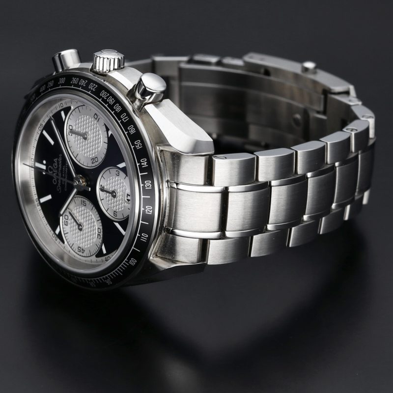 2021 Omega Speedmaster Co-Axial Racing Automatico 32630405001002 con Scatola e Garanzia Originale Condizioni di NOS - immagine 12