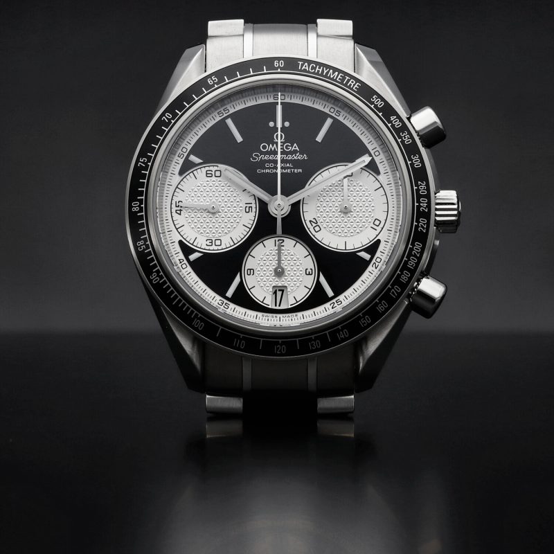 2021 Omega Speedmaster Co-Axial Racing Automatico 32630405001002 con Scatola e Garanzia Originale Condizioni di NOS - immagine 10