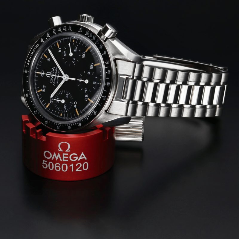 1997 Omega Speedmaster Automatic Reduced 35105000 BLK Tritium Dial with Warm Creamy Markers Original Box & Card - Serviced! - Image 3