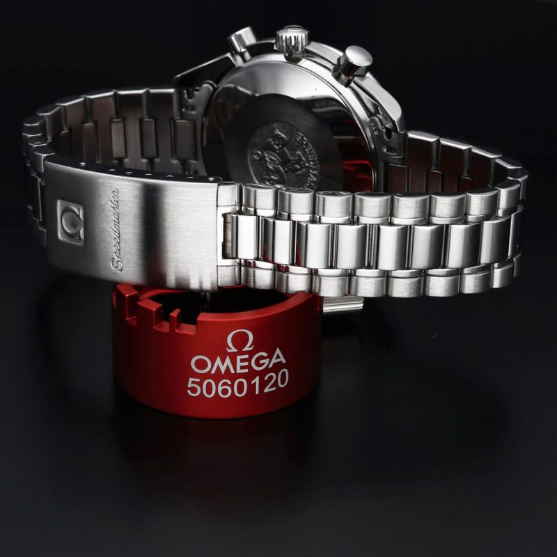 1997 Omega Speedmaster Automatic Reduced 35105000 BLK Tritium Dial with Warm Creamy Markers Original Box & Card - Serviced! - Image 7