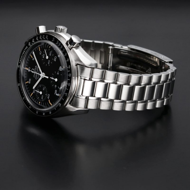 1997 Omega Speedmaster Automatic Reduced 35105000 BLK Tritium Dial with Warm Creamy Markers Original Box & Card - Serviced! - Image 13