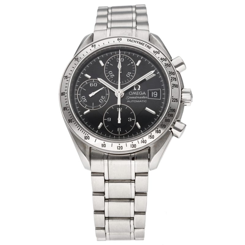 1998 Omega Speedmaster Date Automatic 35135000 Overhauled by Omega Authorized Service Center - Image 3