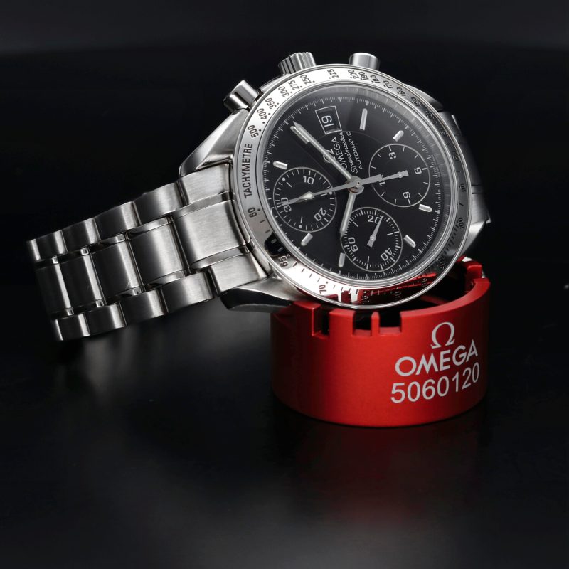1998 Omega Speedmaster Date Automatic 35135000 Overhauled by Omega Authorized Service Center - Image 4