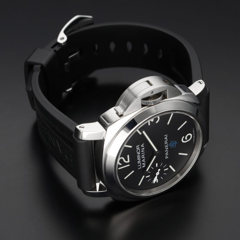 2020 Panerai Luminor Marina 1950 Logo 3 Days PAM00777 SS 44mm Manual Winding BLK Dial with Box and Papers - Image 13