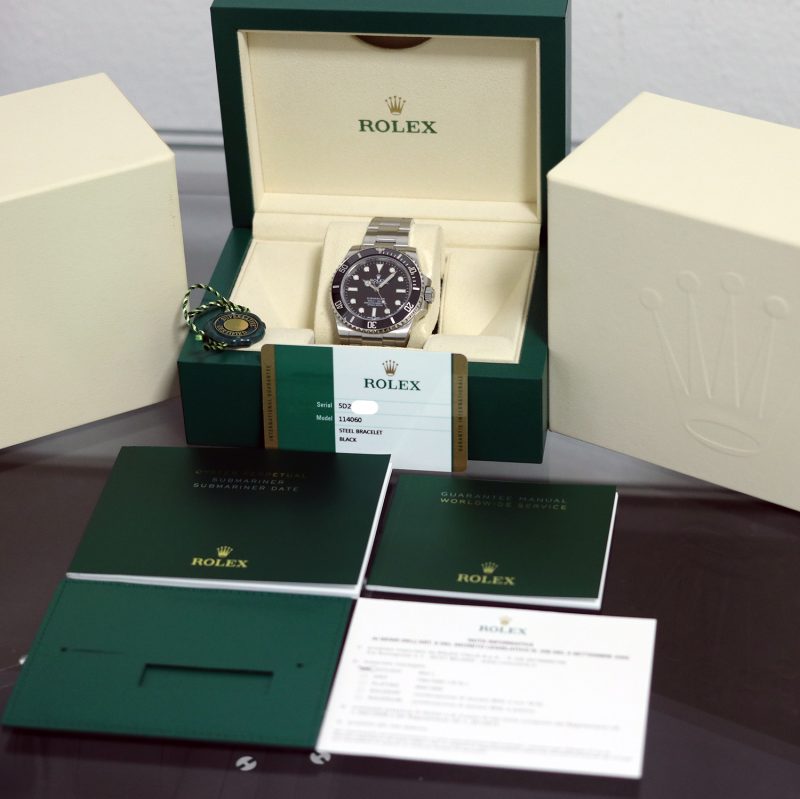2017 Rolex Submariner No-Date 114060 Automatic SS 40mm BLK Ceramic Bezel with Box & Card - Image 16