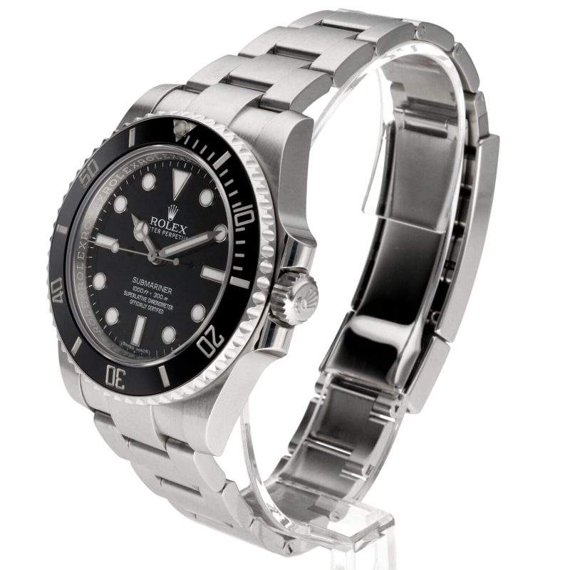 2017 Rolex Submariner No-Date 114060 Automatic SS 40mm BLK Ceramic Bezel with Box & Card - Image 2