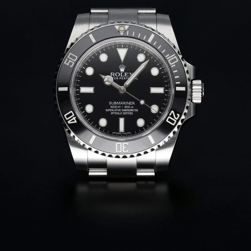 2017 Rolex Submariner No-Date 114060 Automatic SS 40mm BLK Ceramic Bezel with Box & Card - Image 7