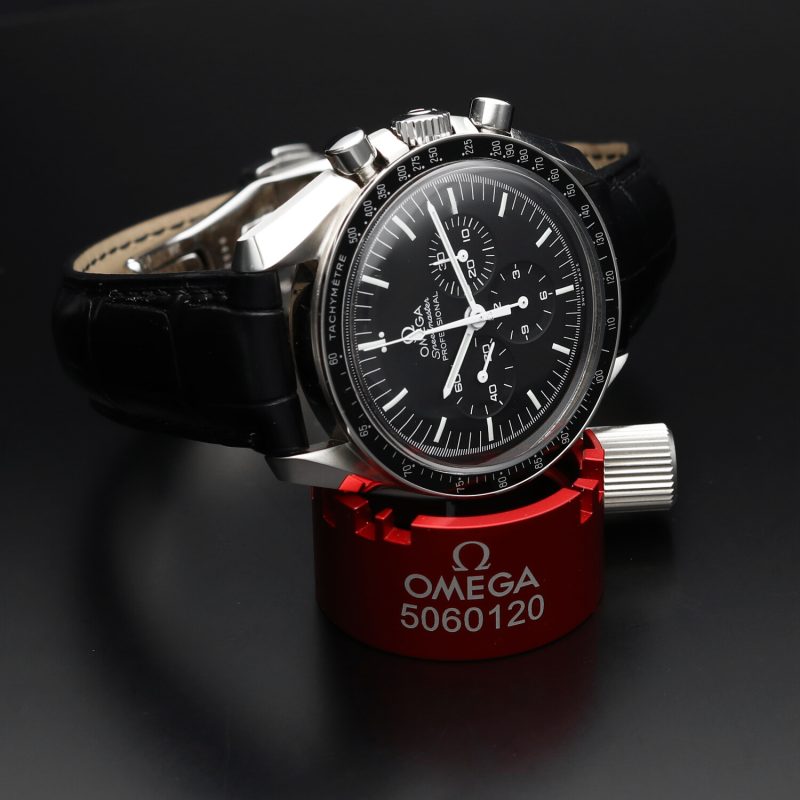 2021 Omega Speedmaster Professional Moonwatch 31133423001001 Cinturino in Pelle con Scatola e Garanzia Originale - immagine 7