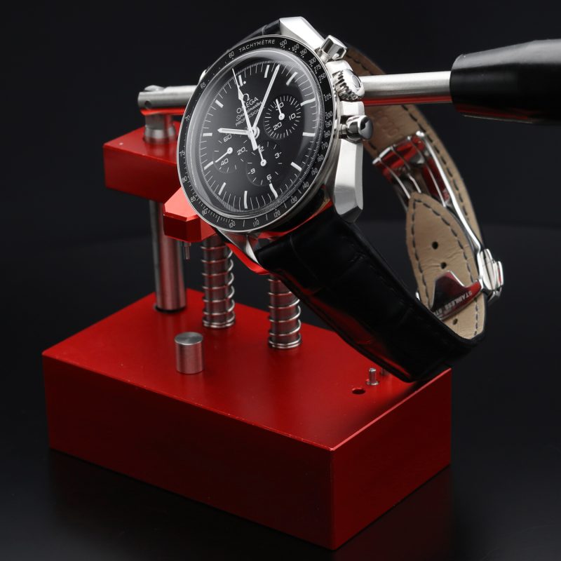 2021 Omega Speedmaster Professional Moonwatch 31133423001001 Cinturino in Pelle con Scatola e Garanzia Originale - immagine 4