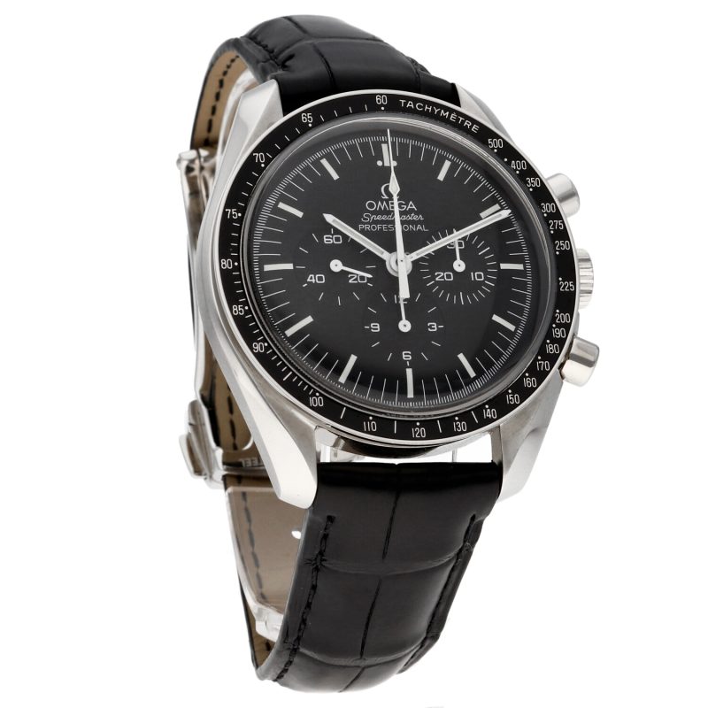 2021 Omega Speedmaster Professional Moonwatch 31133423001001 Cinturino in Pelle con Scatola e Garanzia Originale