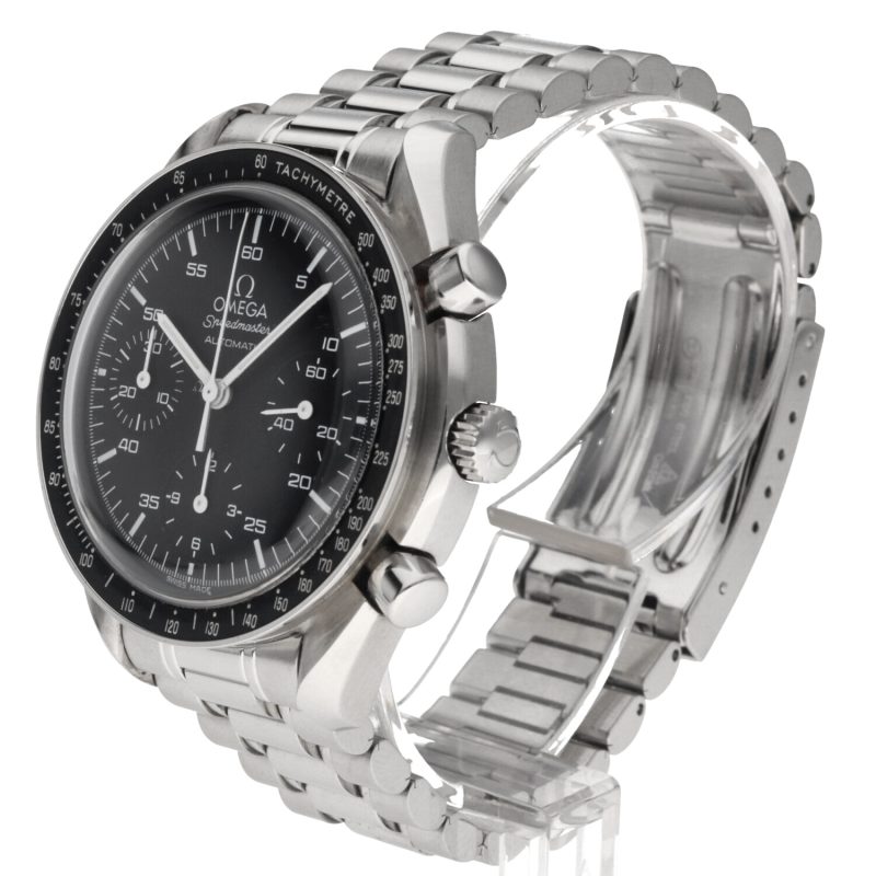 1999 Omega Speedmaster Automatic Reduced 35105000 SS 39mm BLK Dial - Watch Only - Serviced! - Image 2