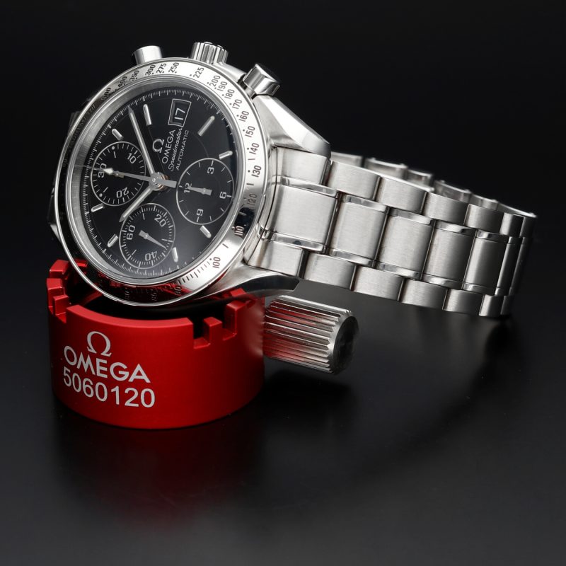 1997 Omega Speedmaster Date Automatic 35135000 Overhauled by Omega Authorized Service Center - Image 11