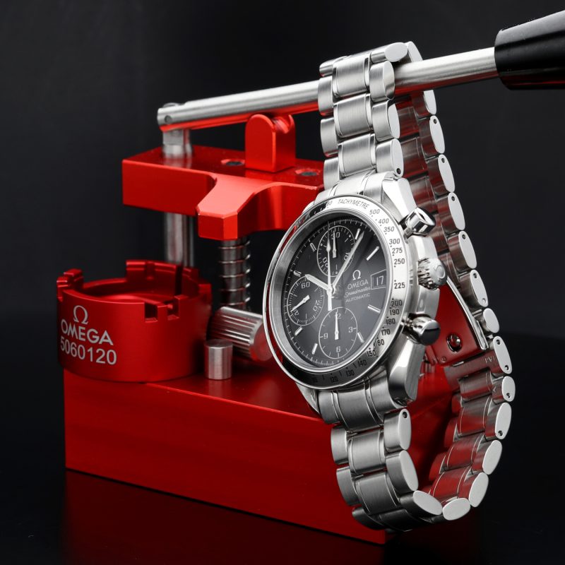 1997 Omega Speedmaster Date Automatic 35135000 Overhauled by Omega Authorized Service Center - Image 4