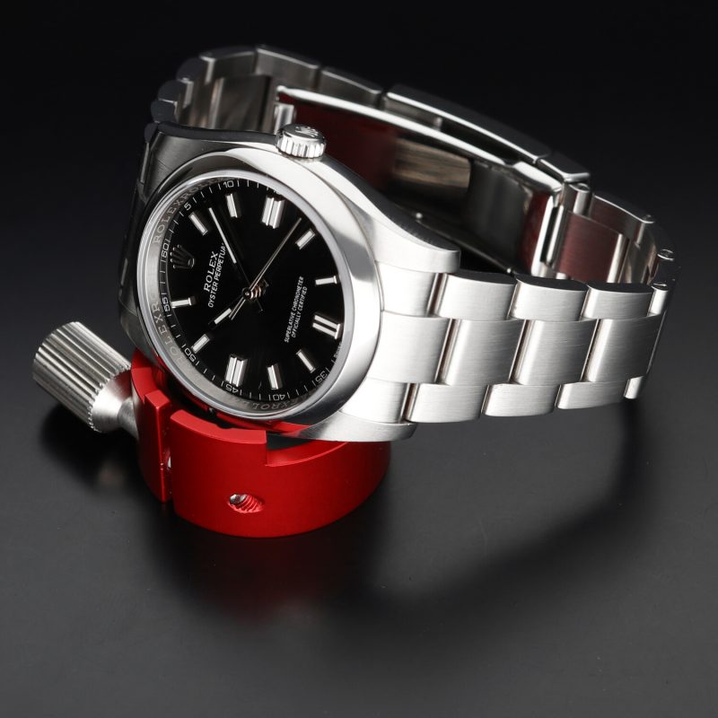 2020 Rolex Oyster Perpetual 116000 Automatic SS 36mm BLK Stick Dial with Rolex Box and Card - Image 10