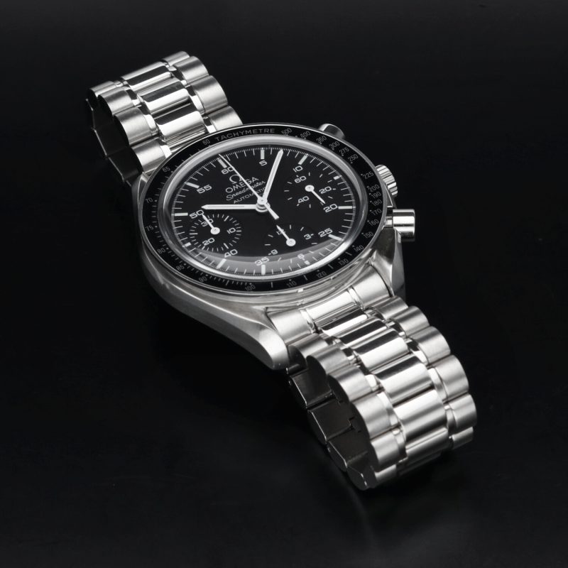 1998 Omega Speedmaster Reduced 35105000 SS Automatic 39mm BLK Dial - Watch Only - Serviced! - Image 8