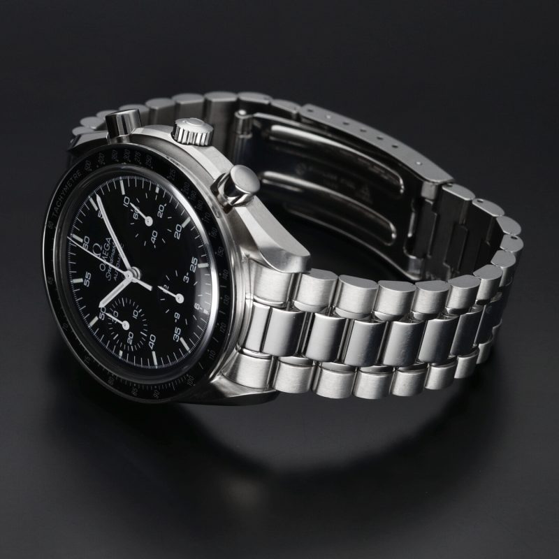 1998 Omega Speedmaster Reduced 35105000 SS Automatic 39mm BLK Dial - Watch Only - Serviced! - Image 11