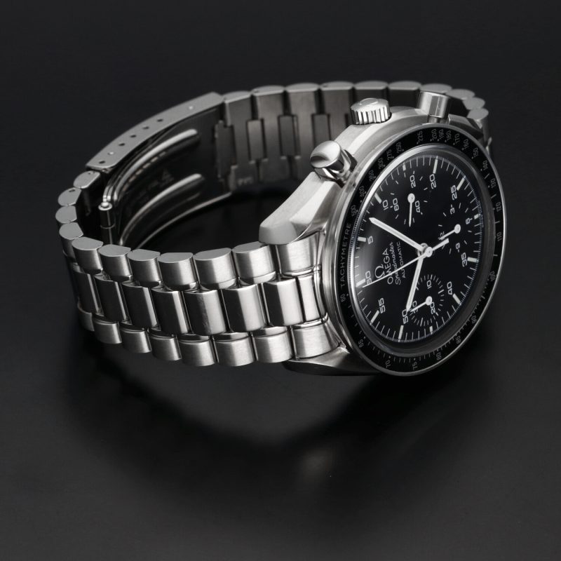 1998 Omega Speedmaster Reduced 35105000 SS Automatic 39mm BLK Dial - Watch Only - Serviced! - Image 10