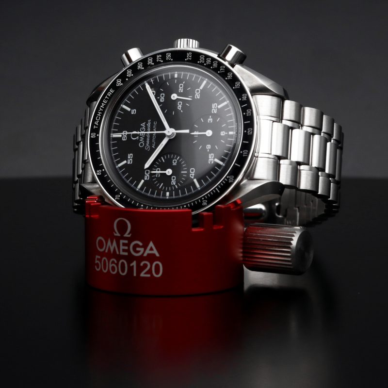 1998 Omega Speedmaster Reduced 35105000 SS Automatic 39mm BLK Dial - Watch Only - Serviced! - Image 7