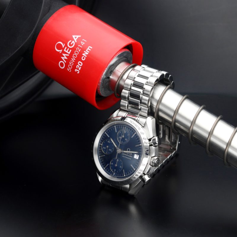 1998 Omega Speedmaster Date 35118000 with Original Papers - Serviced by Omega Authorized Service Center! - Image 9
