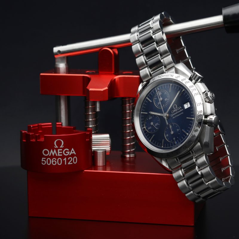 1998 Omega Speedmaster Date 35118000 with Original Papers - Serviced by Omega Authorized Service Center! - Image 4