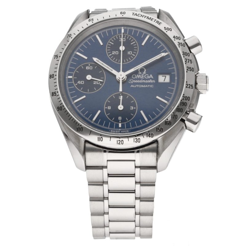 1998 Omega Speedmaster Date 35118000 with Original Papers - Serviced by Omega Authorized Service Center! - Image 3