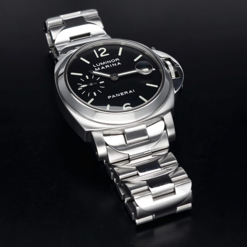 2004 Panerai Luminor Marina PAM00050 Acciaio Automatico 40mm con Scatola e Garanzia - immagine 5