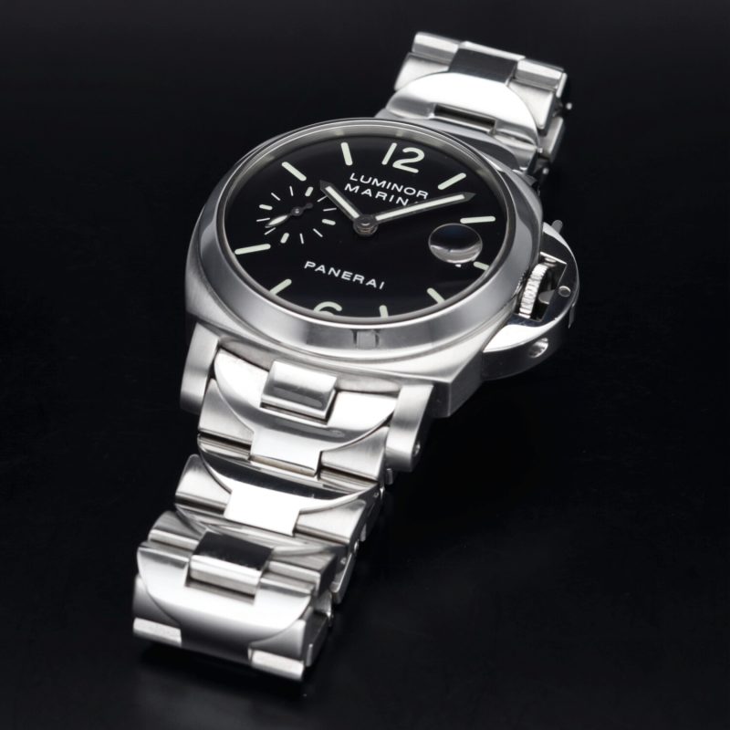 2004 Panerai Luminor Marina PAM00050 Acciaio Automatico 40mm con Scatola e Garanzia - immagine 6