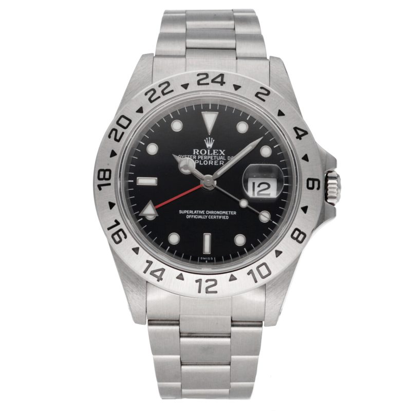 1999 Rolex Explorer II 16570 Quadrante Nero “Swiss Only” con Garanzia Originale e Rolex Service Card - immagine 3