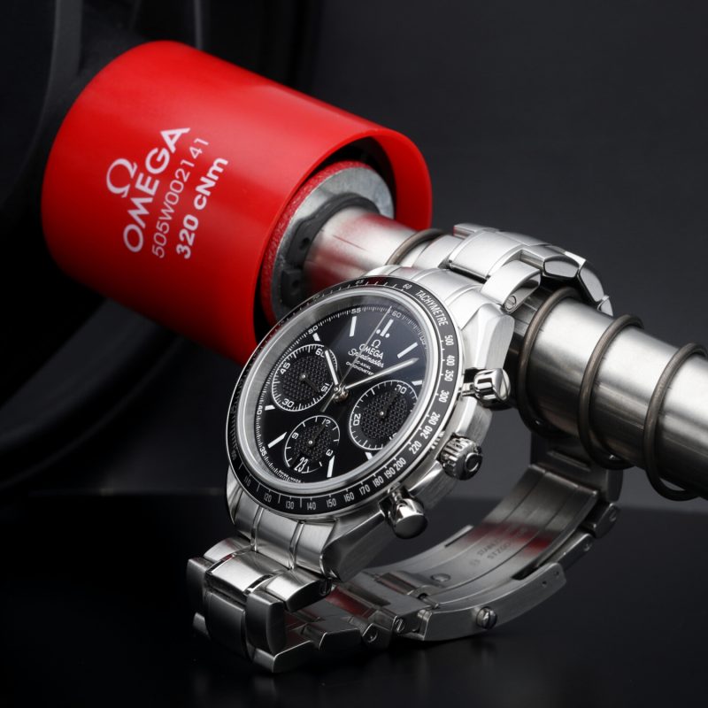2018 Omega Speedmaster Racing Chronograph 32630405001001 Acciaio Automatico 40mm Quadrante Nero con Scatola e Garanzia - immagine 5