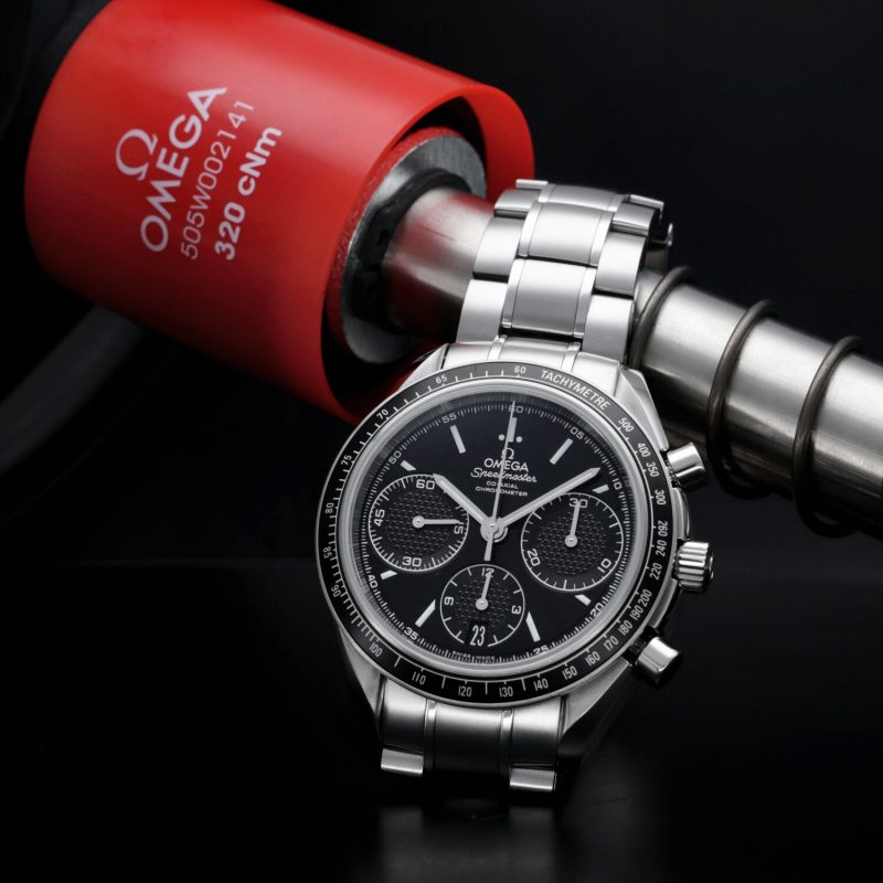 2018 Omega Speedmaster Racing Chronograph 32630405001001 Acciaio Automatico 40mm Quadrante Nero con Scatola e Garanzia - immagine 6