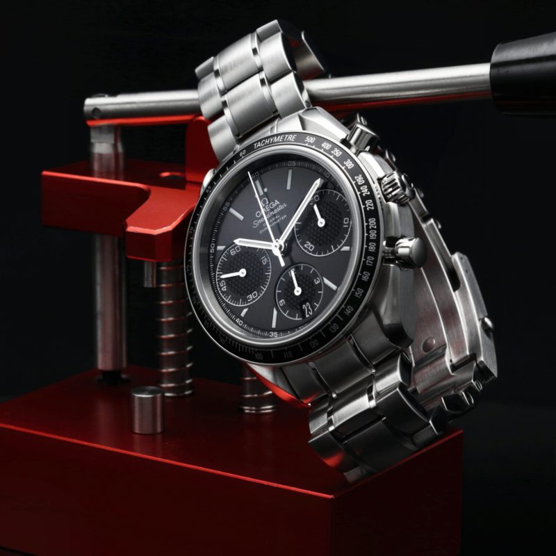 2018 Omega Speedmaster Racing Chronograph 32630405001001 Acciaio Automatico 40mm Quadrante Nero con Scatola e Garanzia - immagine 4