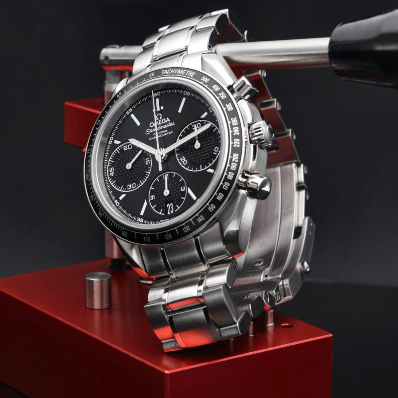 2018 Omega Speedmaster Racing Chronograph 32630405001001 Acciaio Automatico 40mm Quadrante Nero con Scatola e Garanzia - immagine 7