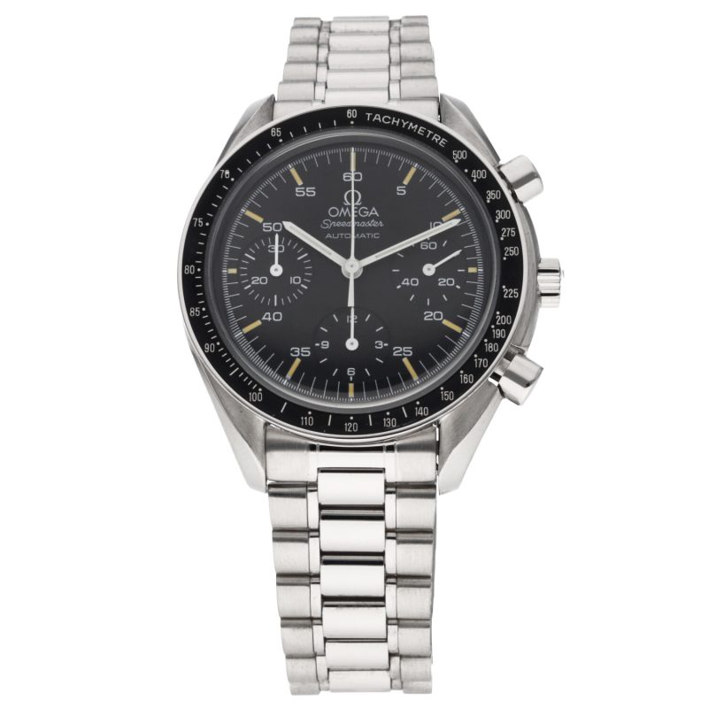 1998 Omega Speedmaster Reduced 35105000 BLK Dial with Warm Creamy Markers - Overhauled by Omega Authorized Service Center! - Image 3