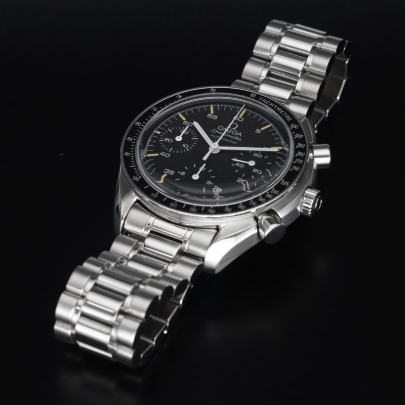 1998 Omega Speedmaster Reduced 35105000 BLK Dial with Warm Creamy Markers - Overhauled by Omega Authorized Service Center! - Image 10