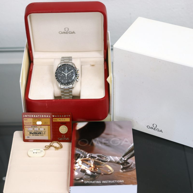 2005 Omega Speedmaster Professional Moonwatch 3570.50.00 Acciaio 42mm Carica Manuale con Scatola e Garanzia - immagine 15