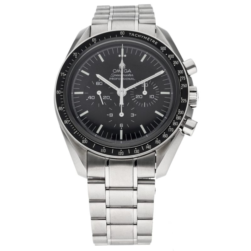 2013 Omega Speedmaster Professional Moonwatch 35705000 Acciaio Carica Manuale 42mm con Scatola e Garanzia - immagine 3