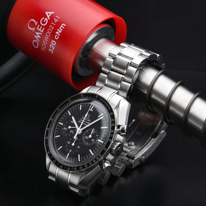2013 Omega Speedmaster Professional Moonwatch 35705000 Acciaio Carica Manuale 42mm con Scatola e Garanzia - immagine 4