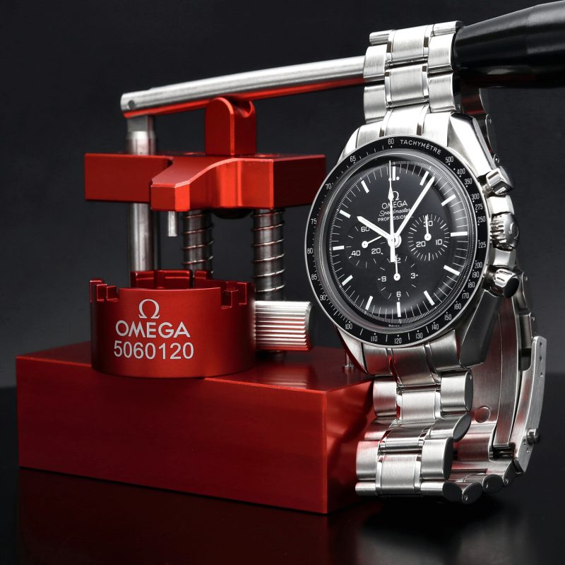 2013 Omega Speedmaster Professional Moonwatch 35705000 Acciaio Carica Manuale 42mm con Scatola e Garanzia - immagine 6
