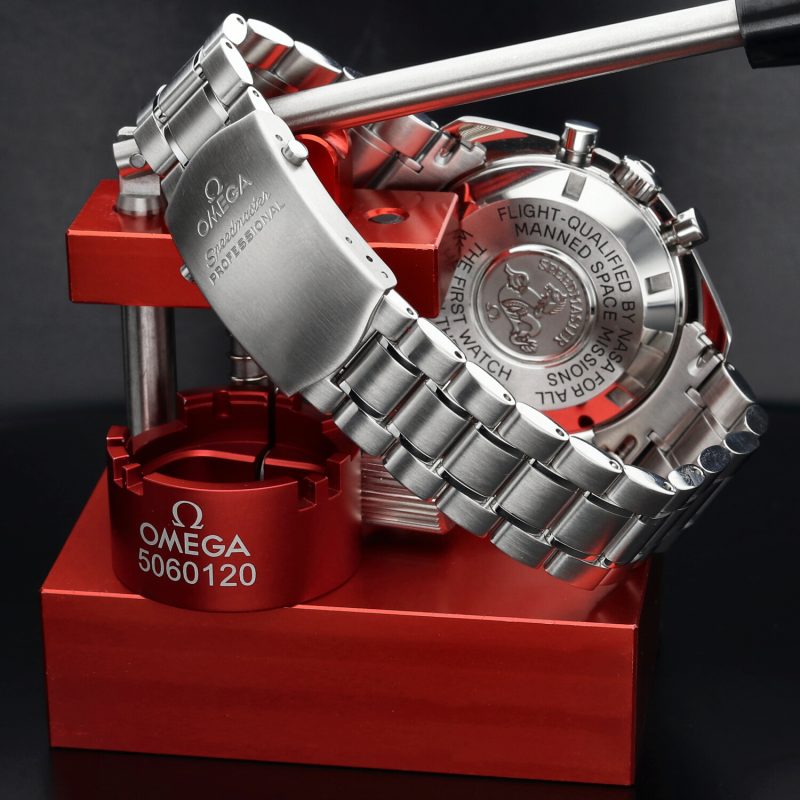 2013 Omega Speedmaster Professional Moonwatch 35705000 Acciaio Carica Manuale 42mm con Scatola e Garanzia - immagine 8