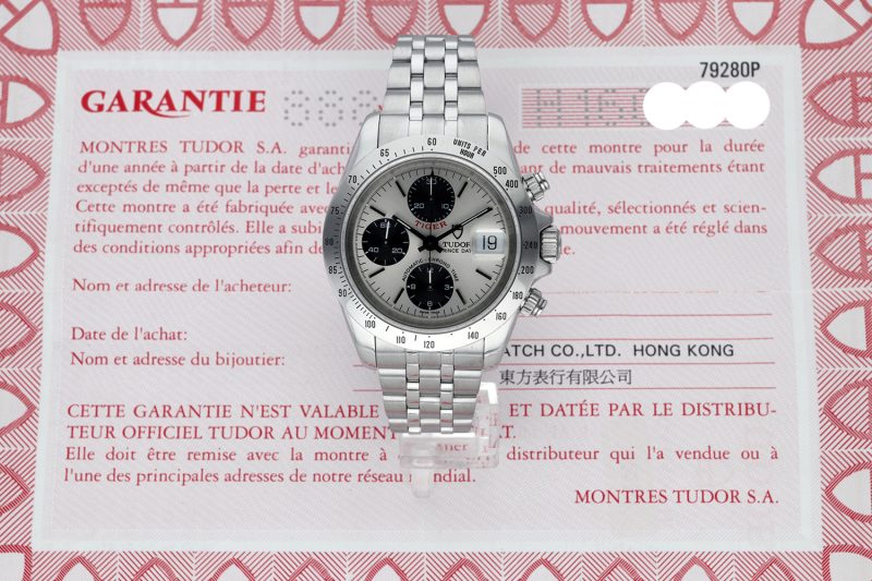 2000 Tudor Tiger Prince Date ref. 79280P Quadrante Panda con Garanzia Originale - Revisionato! - immagine 11