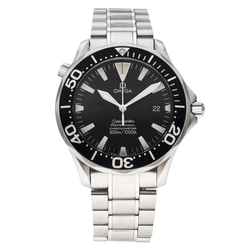 2007 Omega Seamaster Diver 300M Chronometer 22545000 Automatico 41mm Quadrante Nero Onde - Scatola e Garanzia - immagine 3
